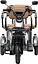 Електроскутер Триколісний 4-місний Crosser TR-4 VAGON (800W, 72V,20Ah) Сірий - мініатюра 14