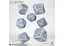 Набор кубиков Harry Potter. Ravenclaw Modern Dice Set - White , 7 шт. (190142/2023/3/B) - миниатюра 2