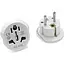 Переходник адаптер GRAND 220 WN-18 из вилки AU US UK CN в европейскую EU розетку - миниатюра 1