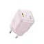 Сетевое зарядное устройство для Baseus PicoGo GaN Fast Charger 1C 45W EU Babypink - миниатюра 1