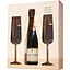 Вино ігристе Jaume Serra Cava Brut, біле, брют, DO, 11,5%, 0,75 л + 2 келихи (29908) - мініатюра 3