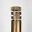 Видовжений вуличний світильник в корпусі кольору застаріле золото | Line F | Арт. 8021 80CM BG (стовп) - мініатюра 6