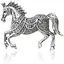 Брошь Конь (158511417) - миниатюра 1