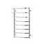 Полотенцесушитель водяной Kroner Каскад трапеция ДКТ07 900x530/8 CV018544, Хром, нижнее - миниатюра 1