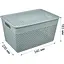 Кошик з кришкою Stars Plast сірий 12 л (94256/сір) - мініатюра 3