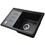 Гранитная мойка Mira MONTI черная 620х435 мм для кухни устойчивая к царапинам безопасная для пищи - миниатюра 4