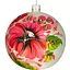 Ялинкова прикраса Різдвяні історії Петриківка яскраві квіти куля скло (4820001165319) - мініатюра 1