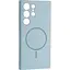 Чехол DK Luxury Silicone Case with MagSafe для Samsung Galaxy S24 Ultra Sky Blue [132239] - миниатюра 1