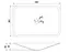Умивальник Mexen Esper White MEX-23036001, Білий - мініатюра 4
