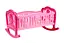 Ліжечко колиска для ляльки 4531TXK пластикова - мініатюра 2