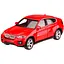 Машина Металева Bmw X6 Welly 44016Cw Масштаб 1:43 Червоний - мініатюра 1