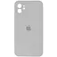 Чохол Epik Silicone Case Square Full Camera Protective AA для Apple iPhone 11, 6.1 Сірий/Light Grey - мініатюра 1