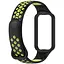 Ремешок DK CDK Silicone Sport Band Nike для Xiaomi Mi Band 8 Active (016243) (black / green) - миниатюра 2