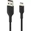 Кабель Belkin Boost Up Charge Braided USB-C to USB-A 2m Black (CAB002BT2MBK) [156812] - мініатюра 3
