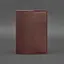 Шкіряна обкладинка для блокнота 6.0 (софт-бук) Бордова Краст - мініатюра 6
