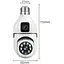 IP-камера відеоспостереження UKC SQ02 E27 Wi-Fi White - мініатюра 2