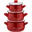 Набор посуды Zauberg Бон Аппетит красный (000011480) - миниатюра 1