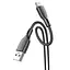 Кабель Borofone BX99 Method silicone charging data cable for Type-C 3A/1 м чорний - мініатюра 1