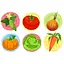 Розвиваючі кубики "Овочі"; ТехноК 1349TXK - мініатюра 4
