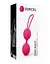 Вагинальные шарики Dorcel Dual Balls, 15.6 см, розовый - миниатюра 4