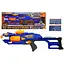 Бластер Автомат с мягкими шарами 20 штук, на батарейках, в коробке синий JBY-001 р.56*6,5*22см. - миниатюра 1