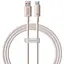 Дата кабель Baseus Habitat Series Fast Charging USB to Type-C 100W (2m) (P1036020) Wheat Pink - мініатюра 1