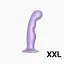 Насадка для страпона Strap-On-Me Dildo Plug P&G Lilas Metallic XXL - миниатюра 2