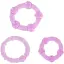 Эрекционные кольца Scala Selection Stay Hard Rings 3 шт (фиолетовый) - миниатюра 1