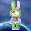 Конструктор Magic Blocks Bunny с подсветкой на 2088 деталей, 42.8 см - миниатюра 2