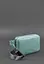 Шкіряна жіноча поясна сумка Dropbag Mini бірюзова - мініатюра 3