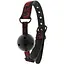 Кляп Dreamtoys Blaze Deluxe Breathable Ball Gag 4.7 см чорний з червоним - мініатюра 1