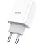 Сетевое зарядное устройство Hoco C80A USB-A/USB-C 18W White [124885] - миниатюра 2