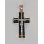 Золотой крестик Tango с каучуком. Распятие Христа. 940011 - миниатюра 2