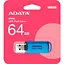 Флеш-накопичувач Adata Flash 64Gb USB 2.0 C906 Water Blue (AC906-64G-RWB) - мініатюра 3