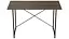Стол письменный Line Лайт Ferrum-decor 750x1200x600 Черный металл ДСП Дуб Сонома Трюфель 16 мм (FRD-104861) - миниатюра 6