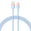 Дата кабель Baseus Discolor Series Fast Charging USB to Lightning 2.4A (1m) (P10374900) Galaxy Blue - мініатюра 1