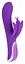 Вибратор-кролик Sweet Smile Rechargeable Rotating 23 см фиолетовый - миниатюра 2