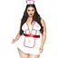 Еротичний костюм Leg Avenue Roleplay Nightshift Nurse + 1X-2X White/Red One size - мініатюра 1