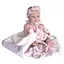 Лялька Munecas De Cuna у рожевому одязі з пов'язкою 45 см (B45229) - мініатюра 1
