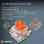 Клавіатура GamePro Asgard Valhalla 75% Exploded QLAB Orange Switches (MK160B Pro) - мініатюра 7