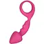 Анальна пробка Adrien Lastic Budy Pink зі стимулюючою ніжкою діаметр 2.5 см - мініатюра 1