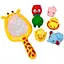 Набор игрушек для ванны MegaZayka MGZ-0933 сачок, 6 игрушек - миниатюра 1