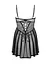 Пеньюар та трусики Obsessive Chemeris babydoll & thong XL/2XL - мініатюра 4