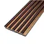 Рейка декоративна Wall Sticker PS 2900х120х12 мм Під коричневу шкіру з бронзою SW-00002135 - мініатюра 1