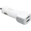 Автомобильное зарядное устройство от прикуривателя Hoco Z23 2xUSB 2.4A White - миниатюра 1