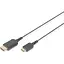 Кабель Digitus HDMI-miniHDMI (AM/CM), Ultra HD, 2.0м, черный - миниатюра 1