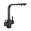 Змішувач для кухні під осмос Globus Lux GLLR-0111-10- BB Чорний матовий - мініатюра 1