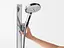 Душовий набір Hansgrohe Raindance Select S 120/150 см 3Jet White/Chrome 27646400, Хром - мініатюра 3