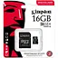 Карта пам'яті Kingston 16GB microSDHC Industrial C10 A1 pSL C Card + SD Adapter SDCIT2/16GB (SDCIT2/16GB) - мініатюра 3
