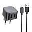 Зарядное сетевое устройство Hoco CS31A 2 х USB + кабель Apple Lightning - миниатюра 4